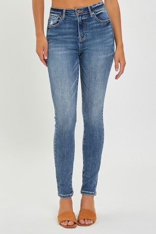 Anneka’s dark wash ankle skinny jeans