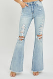 Farrah’s light wash flared jeans