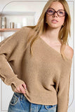 Callie’s off the shoulder sweater