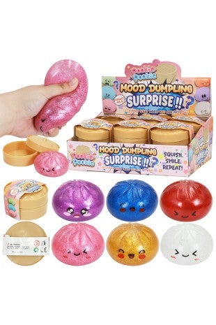 4" Mystery Squishy Dumpling - Assorted Colors