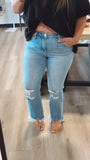 Lovervet wide leg mid rise jean