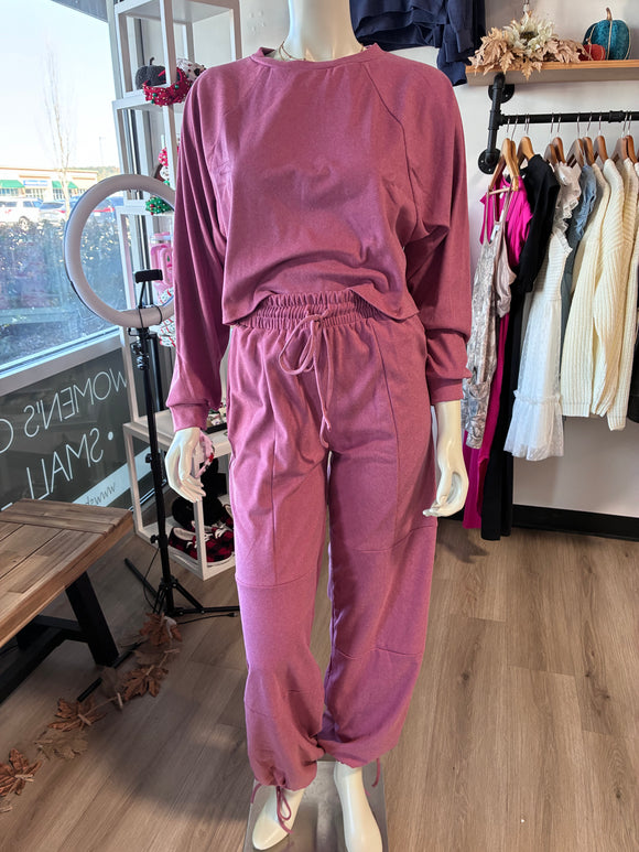 Rachel’s cozy loungewear set