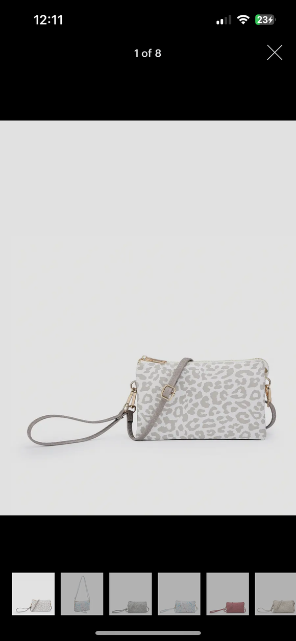 Riley 3 compartment crossbody/wristlet