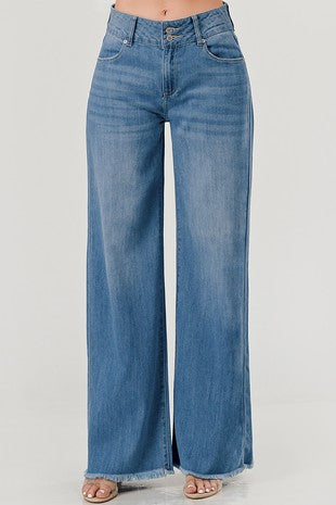 Misty’s mid rise wide leg jeans