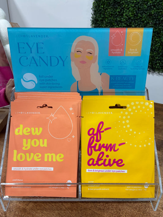 Lemon lavender Eye Candy Foil Under Eye Patches