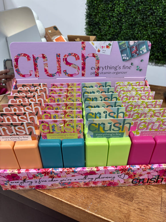 Crush Everything’s Fine Pill & Vitamin Case