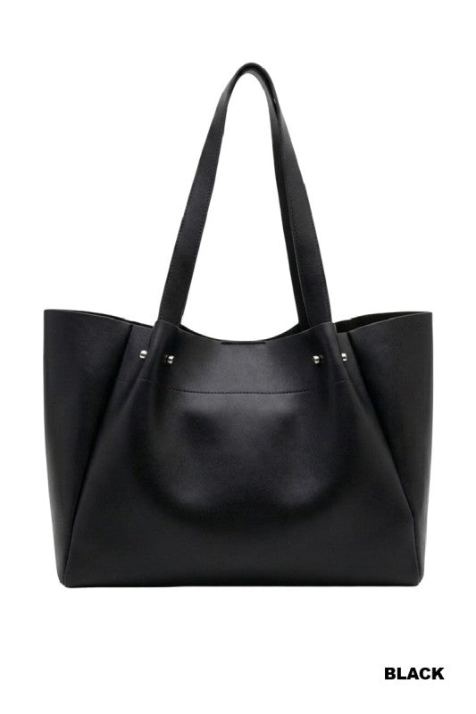 Minimalist large tote bag