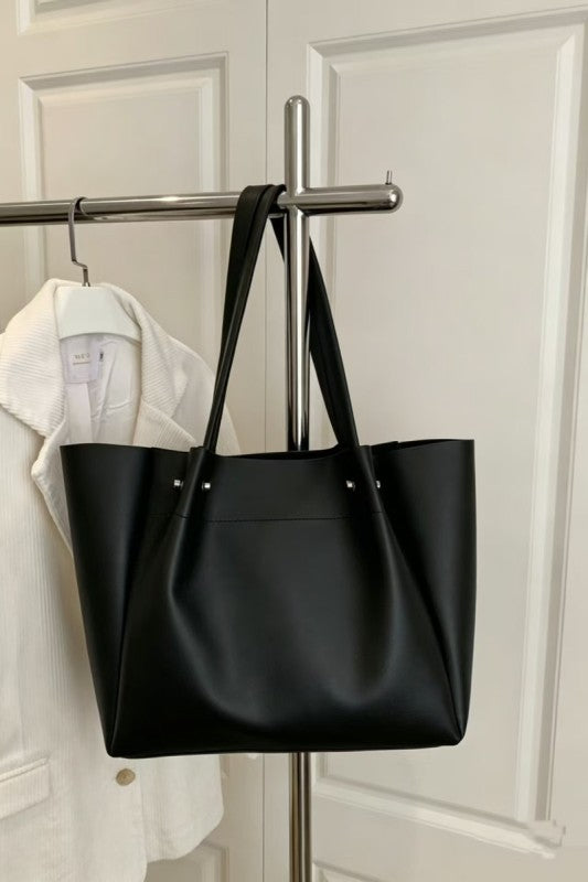 Minimalist large tote bag