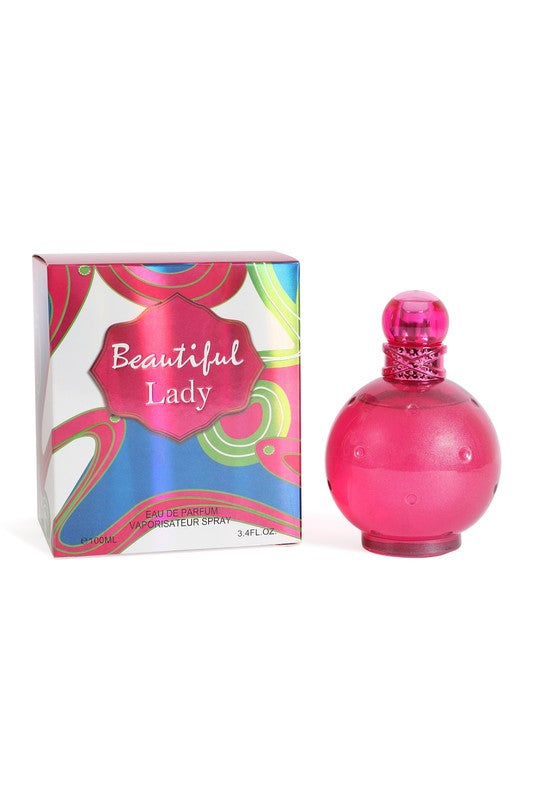Beautiful lady perfume
