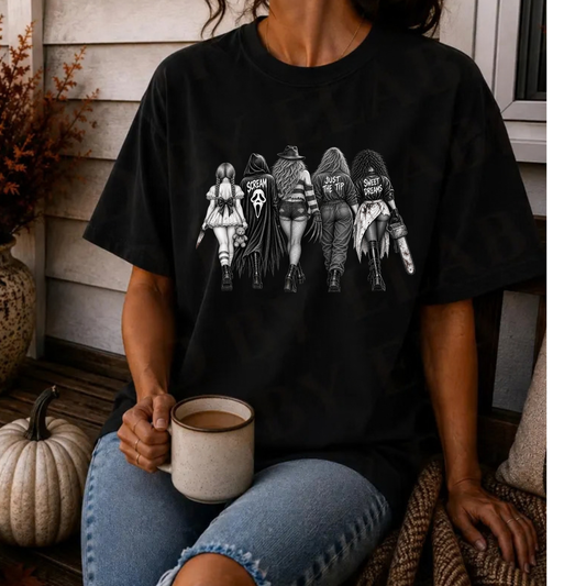 Horror Women walking tee