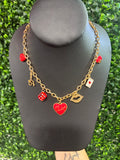 Sweetheart love charm necklace