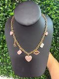Sweetheart love charm necklace
