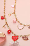 Sweetheart love charm necklace