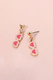 Heart Drop Dangle Earrings