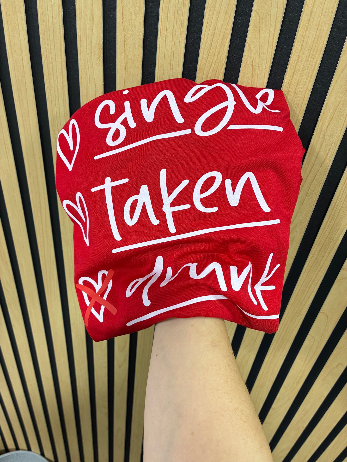 Single,taken,drunk tee