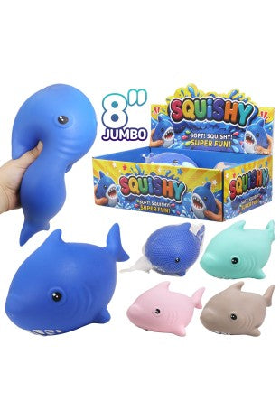 Jumbo shark fluffy slime squishy