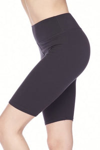 Butter soft biker shorts-One size