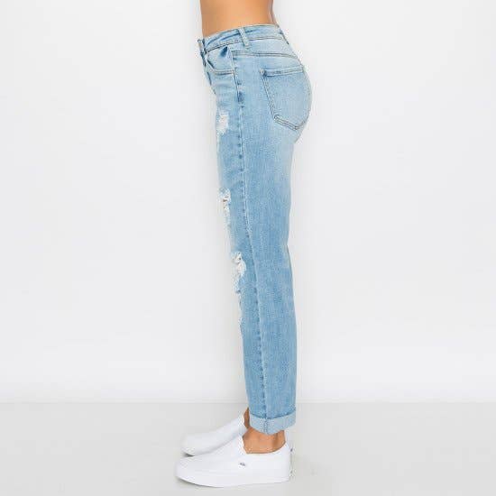 Courtney’s Cuff Boyfriend Jeans