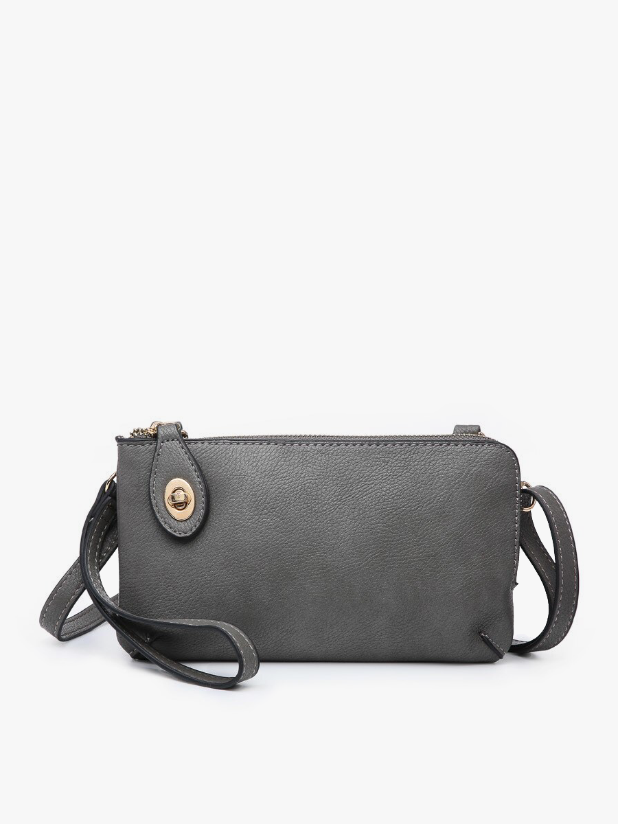 Kendall Crossbody/Wristlet w/ Twist Lock Closure