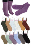 Fuzzy Fleece Mid-crew Indoor Cozy Lounge Socks