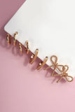 TRIO HUGGIE BOW HOOP TITANIUM POST EARRINGS