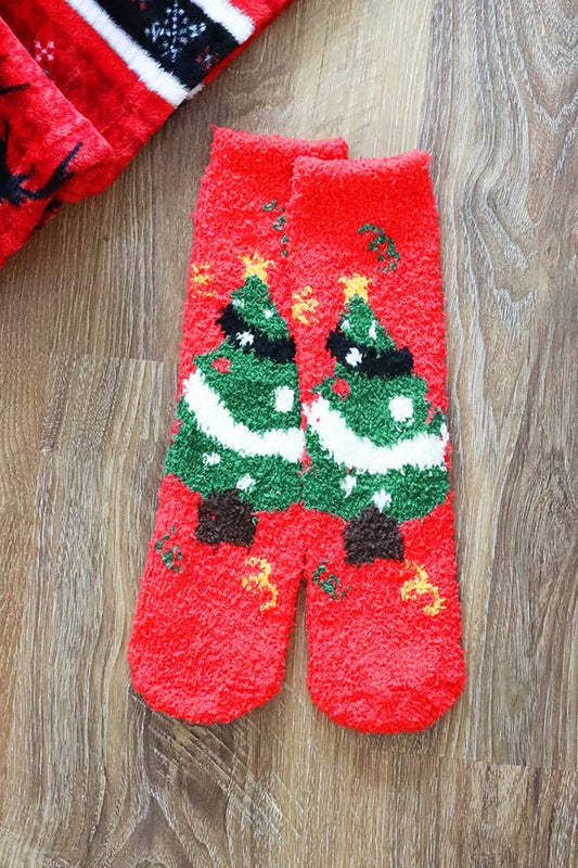 Christmas Fuzzy Socks