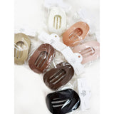 French Design Flat Hair Claw Clips