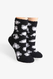 Leopard Print Soft Women Fuzzy Socks