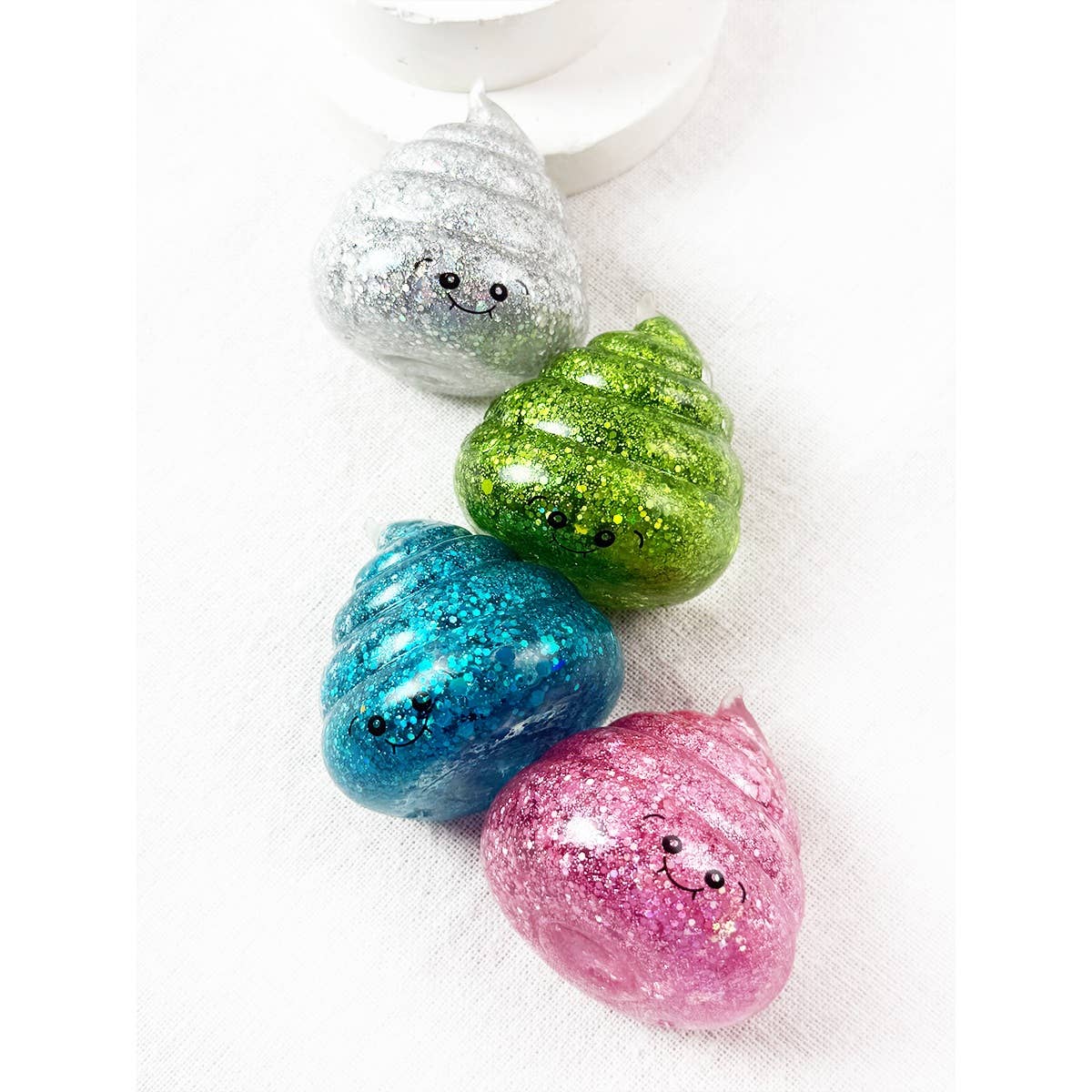 Maltose Fun Glittered Poop Shaped Squishy Toy