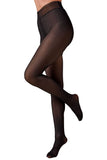 Women's Fake Sheer Fleece Lined Pantyhose Tights: NUDE / ONE SIZE