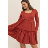 Rebeccas Ribbed babydoll dress