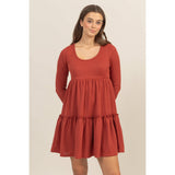 Rebeccas Ribbed babydoll dress