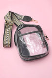 Clear sling bag crossbody