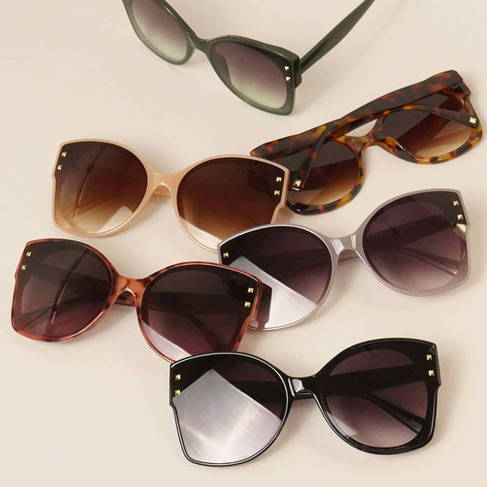 Sleek Modern Super Cat Eye Sunglasses