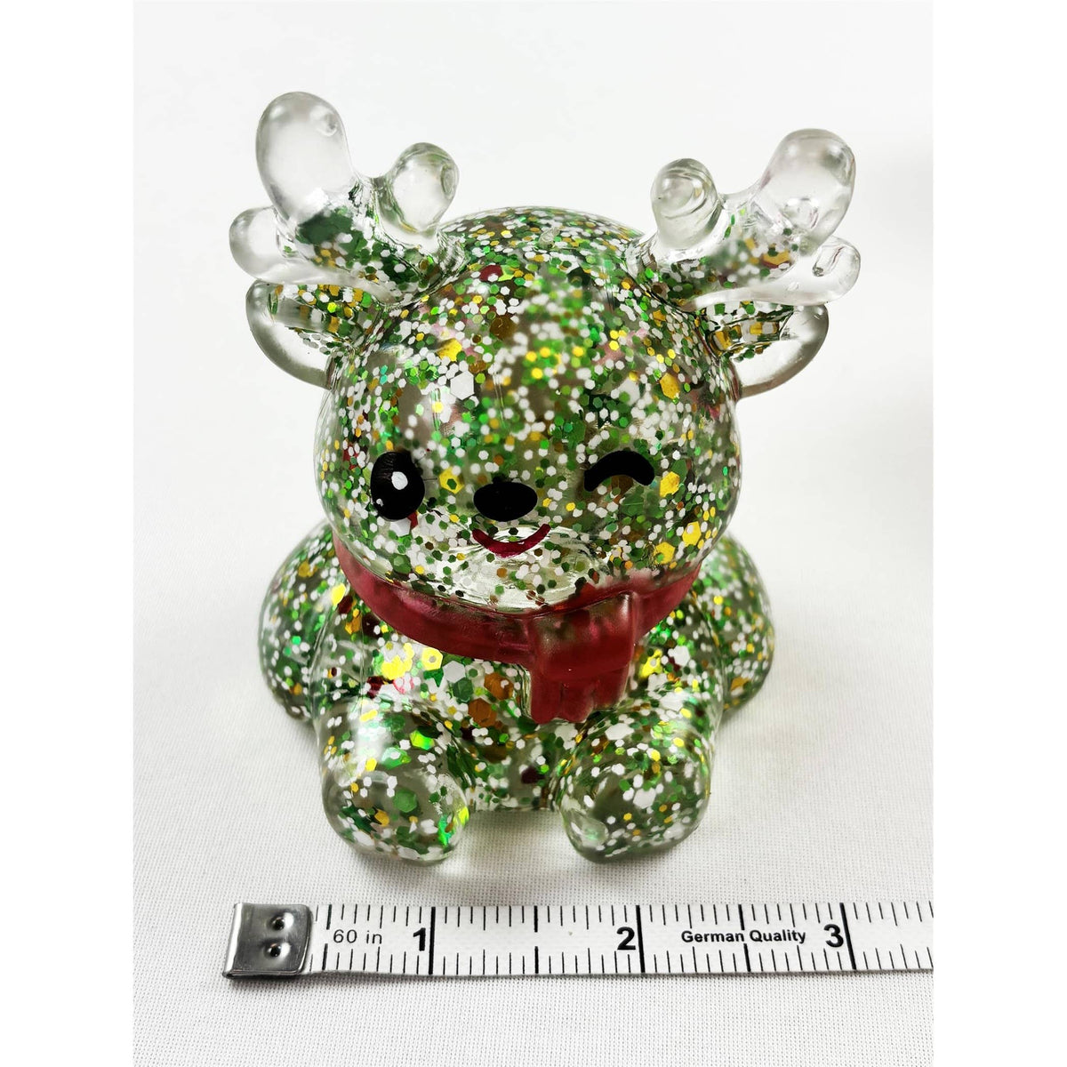 Christmas Glitter Character Squishy Toy