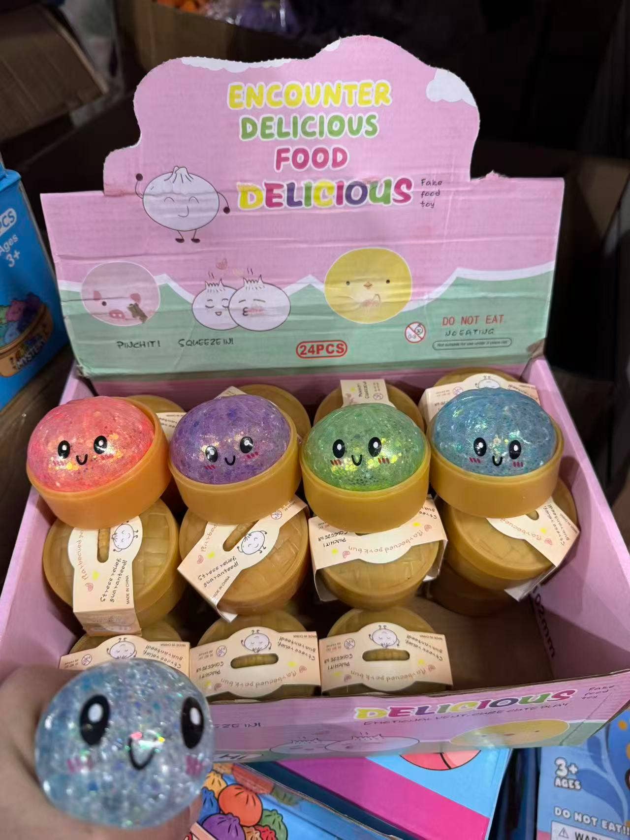 MINI Glitter Orby Squishy Toy Dumpling