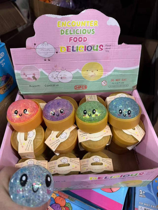 MINI Glitter Orby Squishy Toy Dumpling