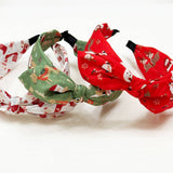 Christmas Theme Bow with Adjustable Wire Headbands