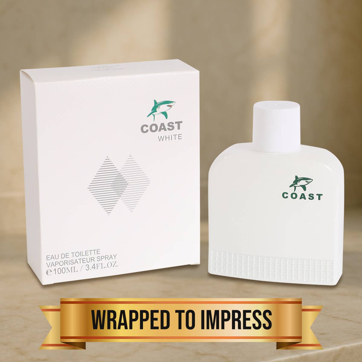 Coast White Spray Cologne Eau de Toilette For Men