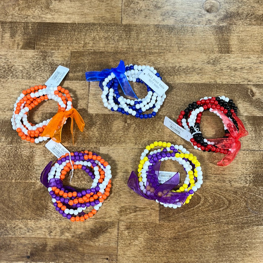 Colorful beaded bracelets no