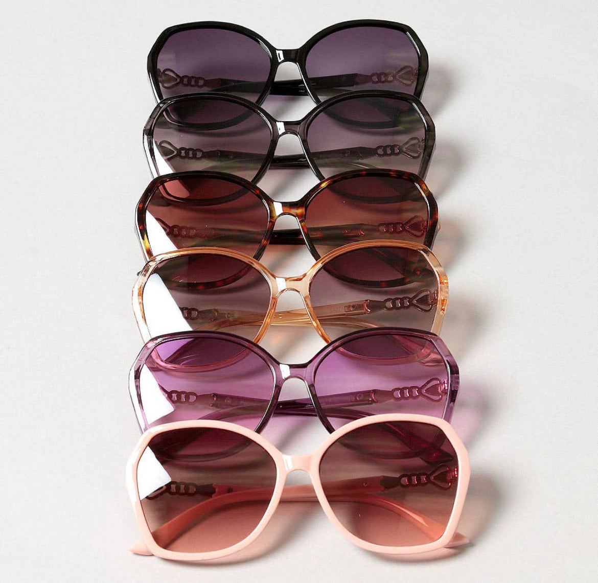 Oversized Round Frame Sunglasses