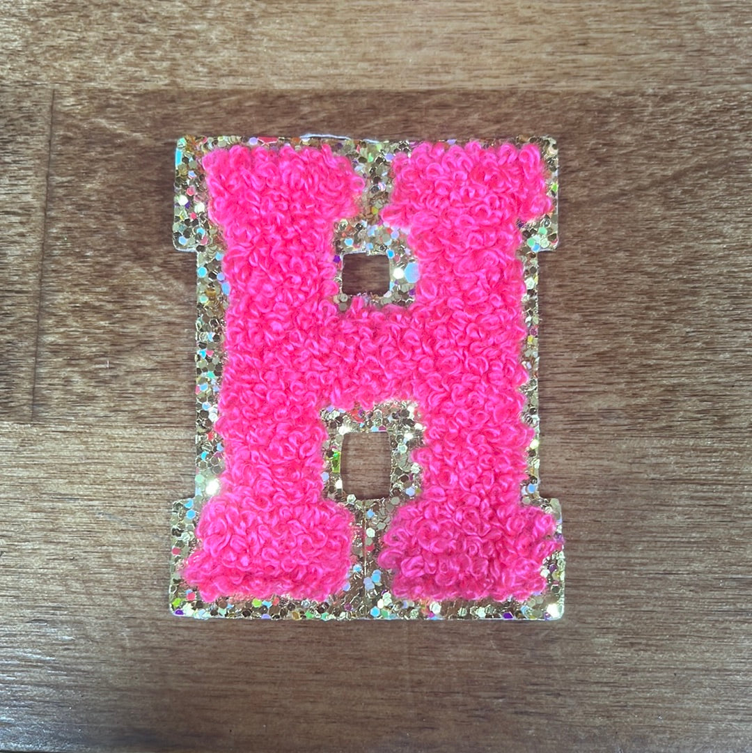 Chenille Letters-PINK