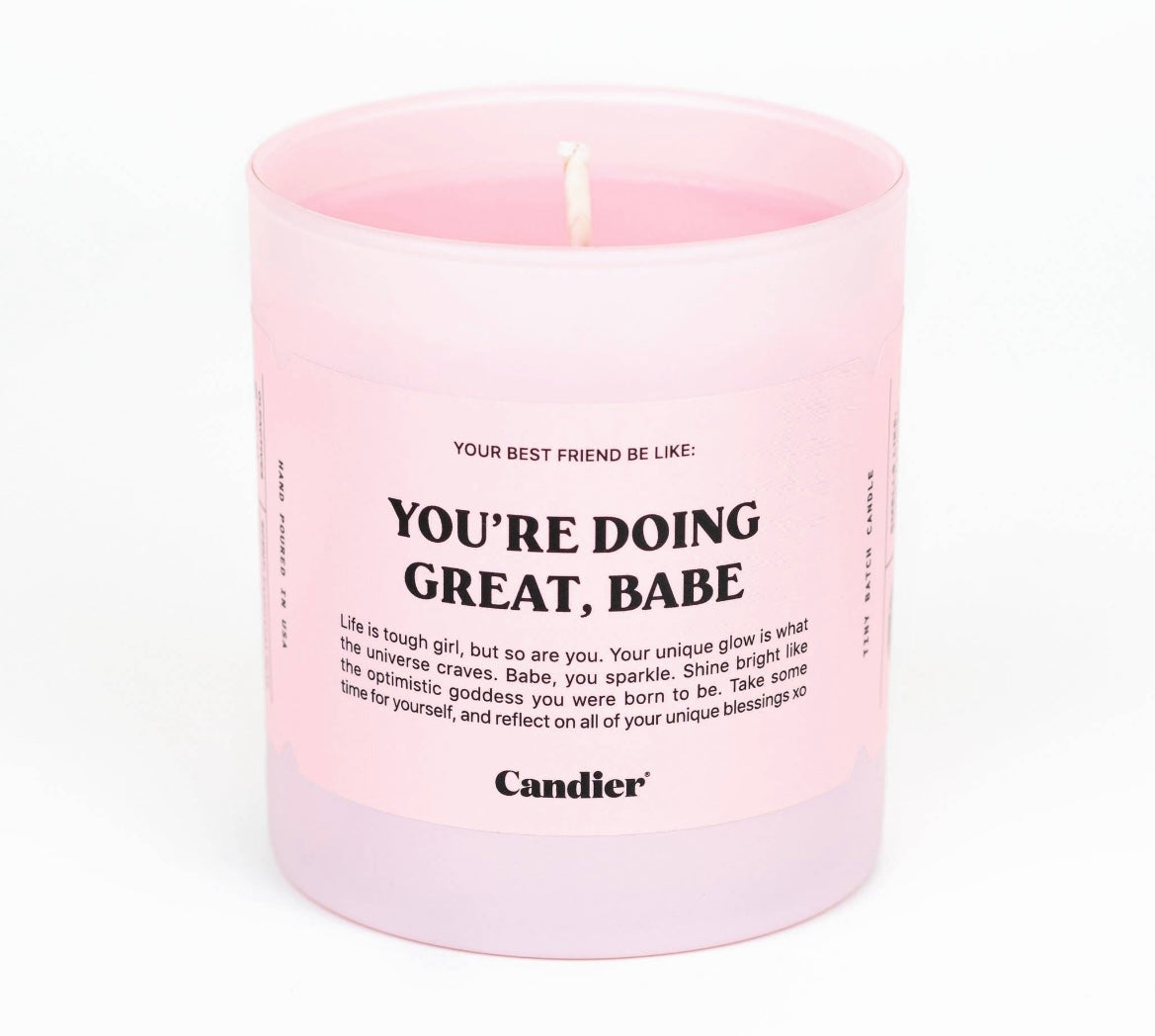 Your doing great,Babe Candle
