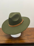 Wide brim Panama hat