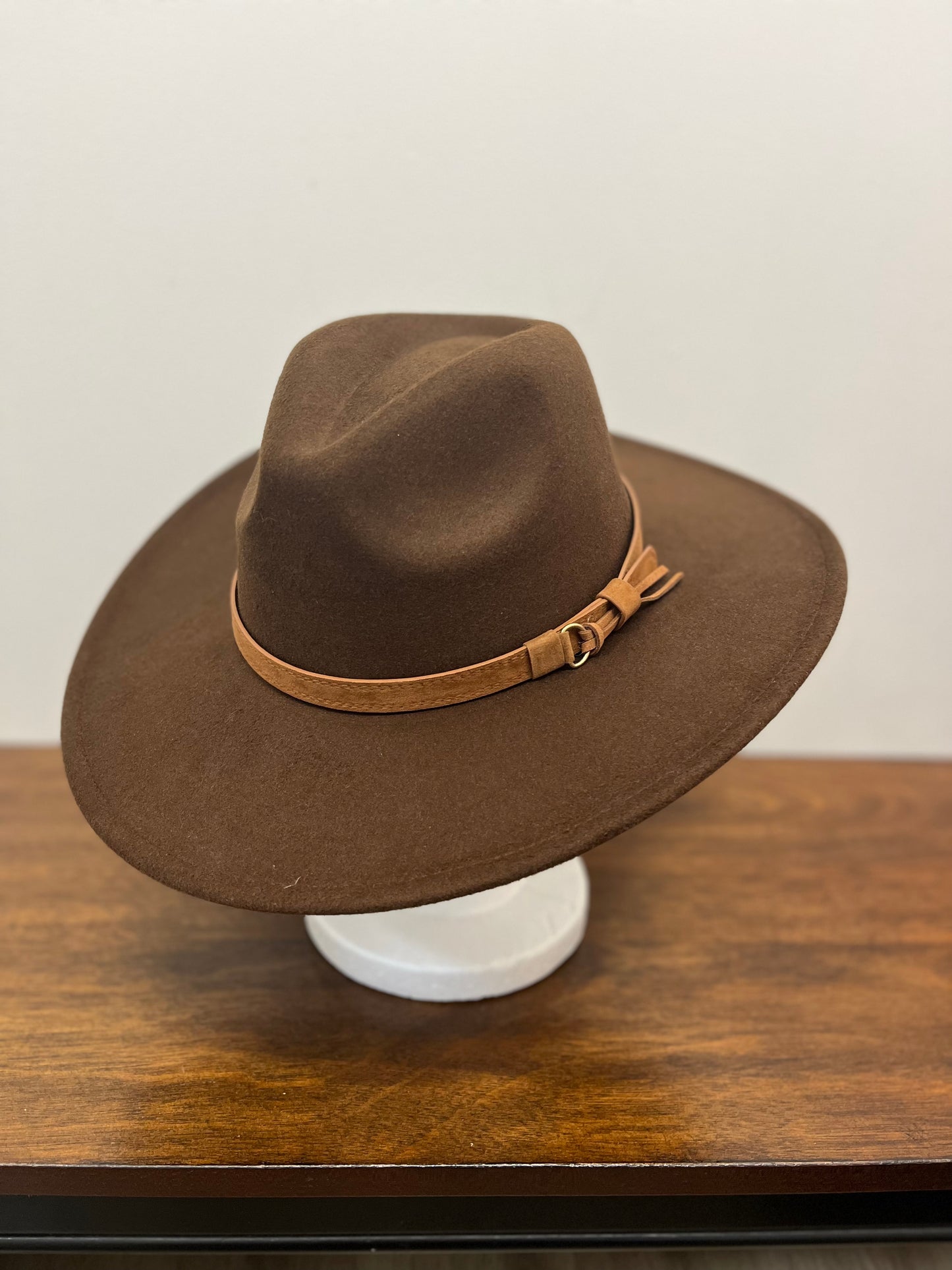 Wide brim Panama hat